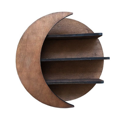 Wohnzimmermöbel Wandmontiertes schwimmendes Mondkristallregal zur Lagerung ätherischer Öle