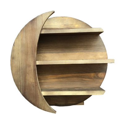 Wohnzimmermöbel Wandmontiertes schwimmendes Mondkristallregal zur Lagerung ätherischer Öle