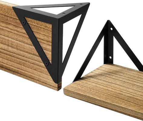 Modernes Design Schwarzmetall Holz Wandregale Schwimmbad Holz Lagerregal für Bad
