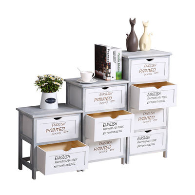 Moderner Stil Mehrfarbiger grüner weißer Schubladen für das Schlafzimmer