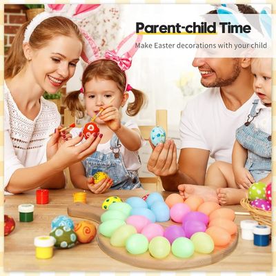 Holz-Devilled-Ei-Platte und Charcuterie Board für Ostern Weihnachten Funktionsdesign