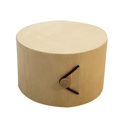 Custom unfertige weiche Holz Birke Rinde handgefertigte Käse Kuchen Verpackungskiste zum Geschenk