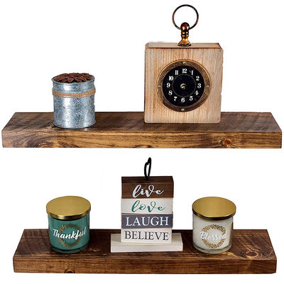 Moderne Holz-Floating Shelf für das Wohnzimmer