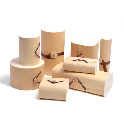 Custom unfertige weiche Holz Birke Rinde handgefertigte Käse Kuchen Verpackungskiste zum Geschenk