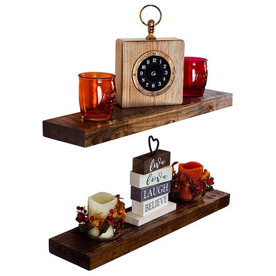 Moderne Holz-Floating Shelf für das Wohnzimmer