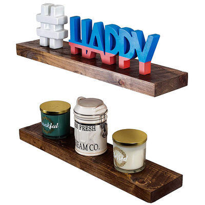 Moderne Holz-Floating Shelf für das Wohnzimmer