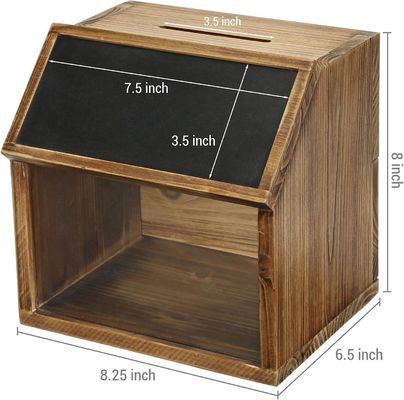 Spielzeug-Organisator Mehrfunktions-Wahlzettel-Tropfkasten mit Schieferbrett-Etikett und Acrylfenster