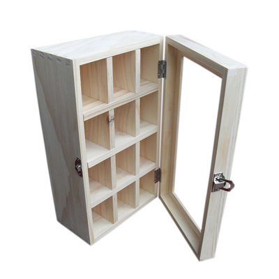 Klares Deckel Holz-Tee-Speicher für Druck Laser-Gravure Natur-Umweltfreundliche Design