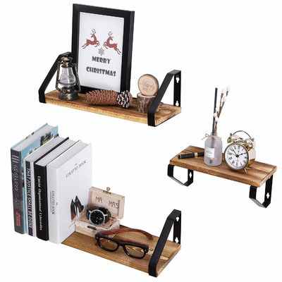 Hochmenge modernes Design Massivholz Wandmontiertes schwimmendes Regal für OEM/ODM