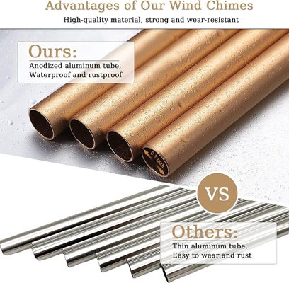 Personalisierte Mom Geschenk Personalisierte Aluminium Mitgefühl Gedenkklingel für den Außenbereich