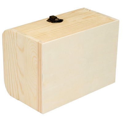 Neueste beliebte Luxus unfertige Holz Schatz Geschenkboxen für DIY Kunstprojekt Handwerk