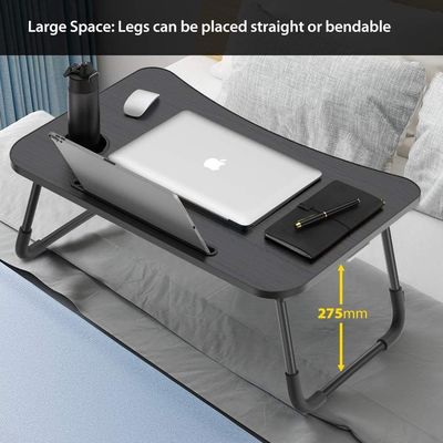 Schreibtisch mit verstellbarer Höhe, Klappschreibtisch mit Schublade und Becherhalter