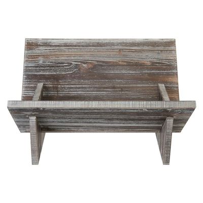 Wohnzimmer Holzbuchdisplay Retro-Stil-Organisator für Zeitschriften Buchdateien Alben