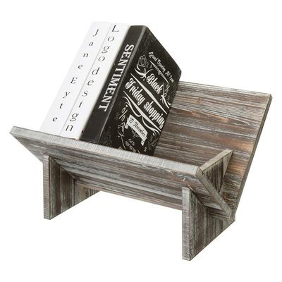 Wohnzimmer Holzbuchdisplay Retro-Stil-Organisator für Zeitschriften Buchdateien Alben