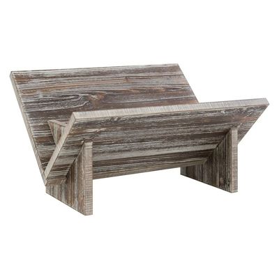 Wohnzimmer Holzbuchdisplay Retro-Stil-Organisator für Zeitschriften Buchdateien Alben