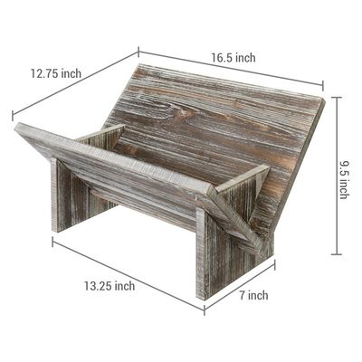 Wohnzimmer Holzbuchdisplay Retro-Stil-Organisator für Zeitschriften Buchdateien Alben