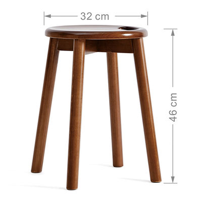 Postverpackung N Modernes Design Kleiner runder Holzhocker für die Küche Wohnzimmer Heimdekoration Möbelhocker