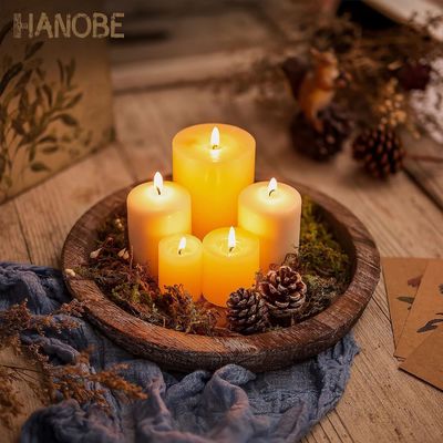 Maßgeschneiderte Holz-Teller Rustikale runde Kerzenhalter Dekor für Kuchenwerkzeuge und Design