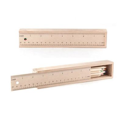 12 Buntstifte Holz Bleistiftkoffer für Studentenpapierzeugnisse Bestellung akzeptiert