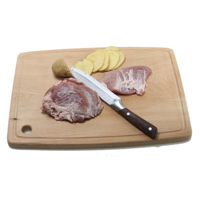 Funktionale und langlebige Massivholz-Buchschneidetafel mit Handgriff