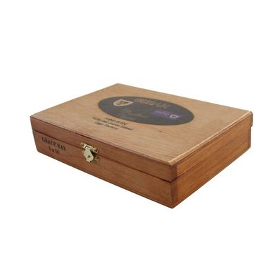 FSC-zertifizierte handgefertigte Holz-Zigarettenbox mit individuellem Logo-Druck und Verpackung