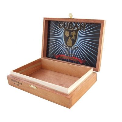 FSC-zertifizierte handgefertigte Holz-Zigarettenbox mit individuellem Logo-Druck und Verpackung