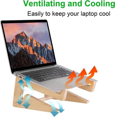 Holz Wandregal Dekoration Beschreibung Laptop Stand Kompatibel mit allen Laptops