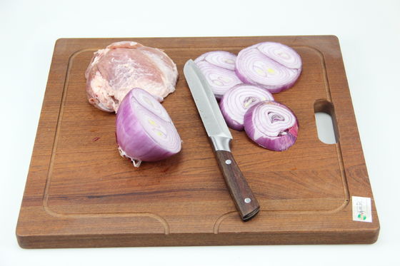 Funktionelle Massivholz-Schnittplatte mit Handgriffe