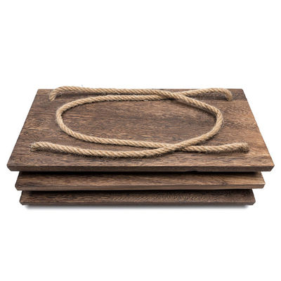 Customized Logo Falten Holz Küchen Wandregal für einfachen und bequemen Zugang