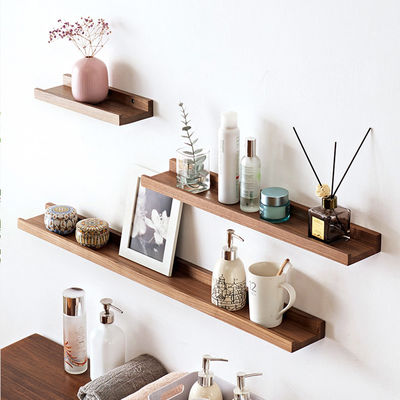 NO Aufblasbare Regale aus rustikalem Buchenholz für Wandlager und Wohnkultur