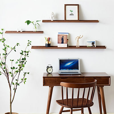 NO Aufblasbare Regale aus rustikalem Buchenholz für Wandlager und Wohnkultur