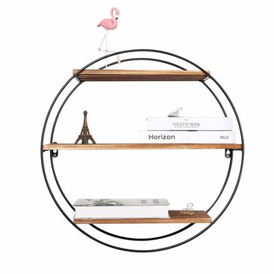 Schwebendes Hochregal für Bilderrahmen und Ausstellungsregalen in Holzmetall