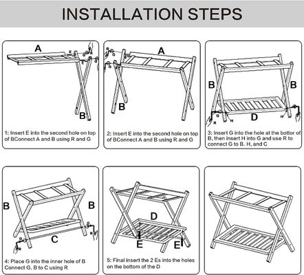 Gepäckregalen mit Hülle und schweren Nylongurten