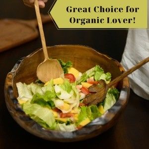 Geschäftsgeschenke 6-teiliges Holz Salat Löffel und Gabeln Set kostenlose Probe angeboten