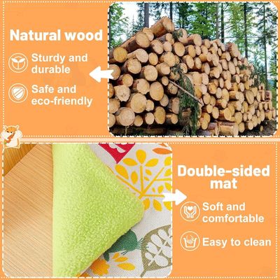 Stärkes Holz-Ginienschweinchen-Versteck Modernisiertes kleines Tierhaus mit Treppe und Betthütte