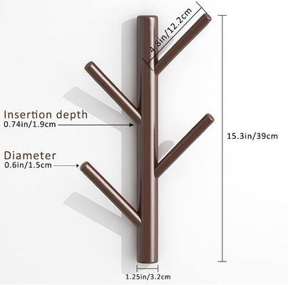Holzhaken Wanddekor Hanger für Schlafzimmer und Badezimmer hinter Türen / an den Wänden Funktion