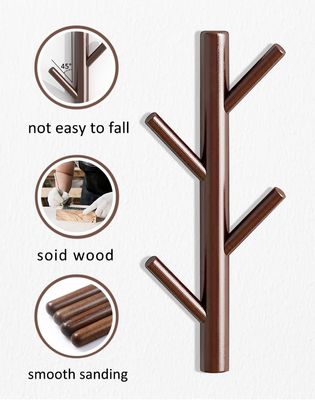 Holzhaken Wanddekor Hanger für Schlafzimmer und Badezimmer hinter Türen / an den Wänden Funktion