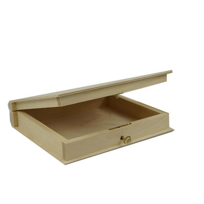 Handgefertigte Buchbox aus Holz zur Organisation und Lagerung verschiedener Gegenstände