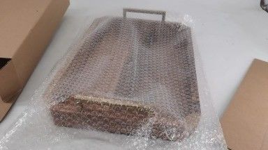 Individuelle Designs Großes Landhausstil Holz Rechteckservicefach für Kaffeetisch