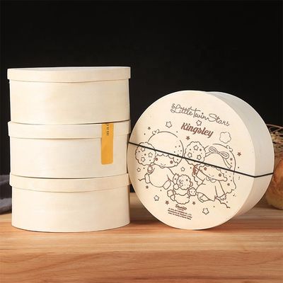 Vitalucks Custom Holz runden Salat Mittagessen Bento Box Die perfekte umweltfreundliche Lösung