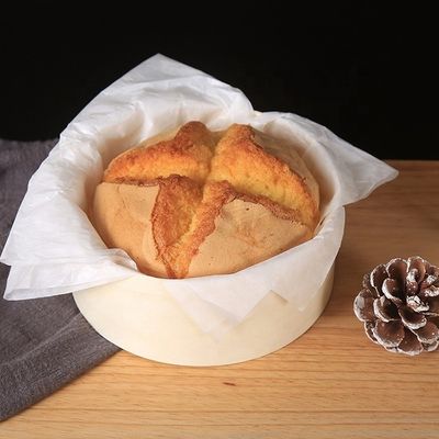 Naturholz Farbe Holzbox für kundenspezifische runden Kuchen Käse Kuchen Salat Früchte Verpackung