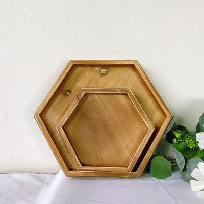 Handgefertigte Naturholz-Rundkuchen-Stand für Hochzeit 8-10 Zoll kostenlos