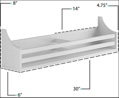 Massivholz Wandregal Handgefertigte schwimmende Regale Holz Wandmontiertes Regal für zu Hause