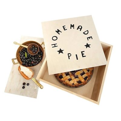 Leichtgewichts-Holzkugeln für Kuchen Bestellungen für handgefertigte Lebensmittelverpackungen