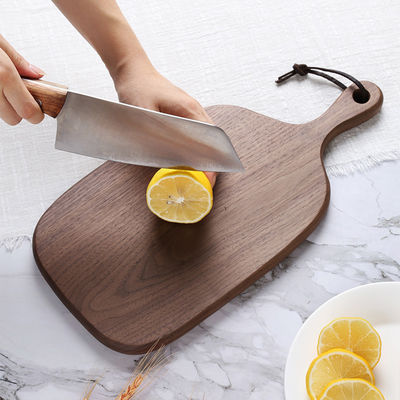 Handgefertigte Walnusskäse Brot Schneidebrett Holz Servierfach mit Balance-Design