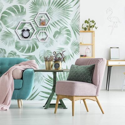 Holz geschnitzte Sechseckenschal Set für landwirtschaftliche Bauernhaus Hausdekoration Organisation