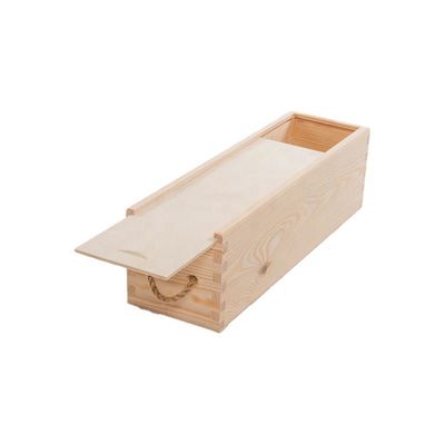 Verpackung für unfertige Weinkisten mit Seidenbildschirm-Druck aus Kiefernholz