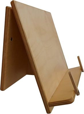 Buchhalter aus Holz, Wandmontage, einstellbares Rezeptbuchstand für Küchenanzeige