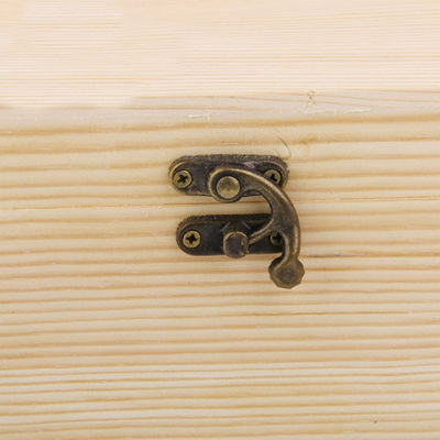 Anpassungs-Logo akzeptabel Einzelflasche Holz Weinkiste für personalisierte Geschenke