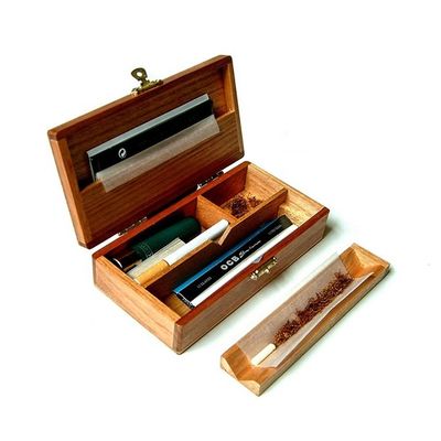 Anpassbares Logo und Lackbeschichtungsoptionen Holz-Humidor für Zigarrenverpackungskiste